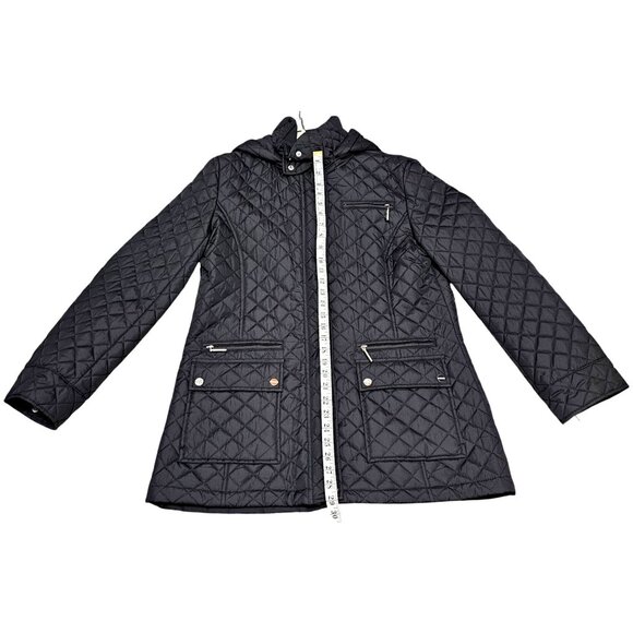 Calvin Klein Quilted Black Jacket XL Woman's - Picture 8 of 12